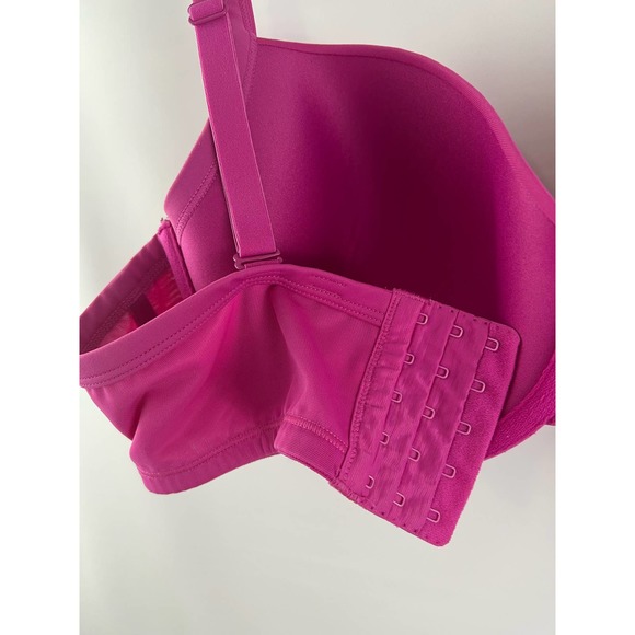 Lane Bryant Cacique 42DD Pink Underwire Plunge Full Coverage Lightly Lined - Picture 4 of 4